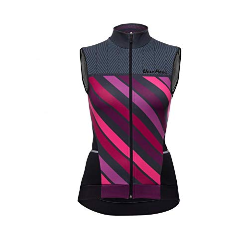 Uglyfrog Westen Damen Ärmellos Radtrikot Fahrradtrikot Fahrradbekleidung für Frau mit Elastische Mode Atmungsaktive Schnell Trocknen Stoff MJWL01F Uglyfrog Westen Damen Ärmellos Radtrikot Fahrradtrikot Fahrradbekleidung für Frau mit Elastische Mode Atmungsaktive Schnell Trocknen Stoff MJWL01F von Uglyfrog-2