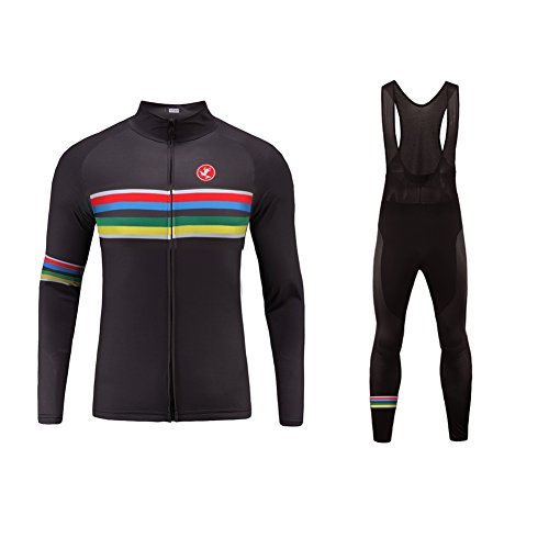 Uglyfrog Winter Radtrikot Set Thermo Fahrradhose Lang + Thermal Fahrradtrikot Langarm Pro/Windstopper/Atmungsaktiv/Winddicht Uglyfrog Winter Radtrikot Set Thermo Fahrradhose Lang + Thermal Fahrradtrikot Langarm Pro/Windstopper/Atmungsaktiv/Winddicht von Uglyfrog-2