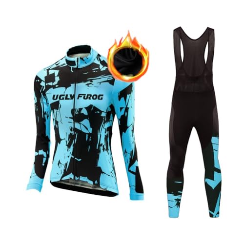 Uglyfrog 2017 Damen Mode Sport Soft Langarm Fahrradtrikot + Bib Fahrradhose Bodies Triathlon Kleidung TZRN01, Damen, Farbe 03, L von UGLY FROG