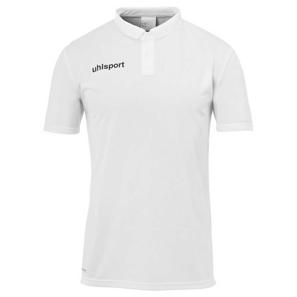 Uhlsport Essential Poly Short Sleeve Polo Weiß M Mann von Uhlsport