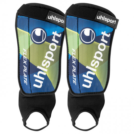 Uhlsport Flex Plate Schienbeinschoner XL marine/ice grau/fluo gelb Uhlsport Flex Plate Schienbeinschoner XL marine/ice grau/fluo gelb von Uhlsport