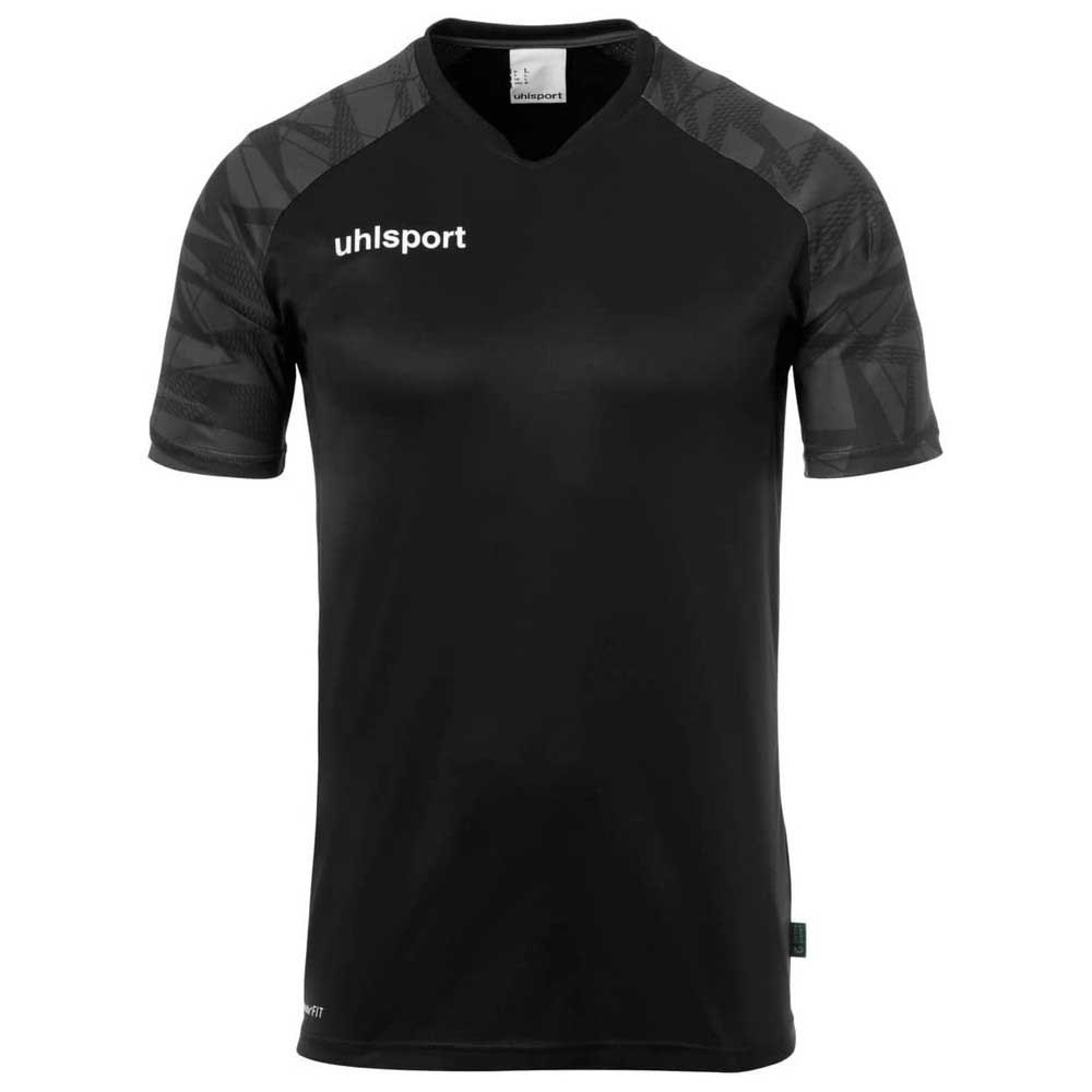 Uhlsport Goal 25 Short Sleeve T-shirt Schwarz S Mann von Uhlsport