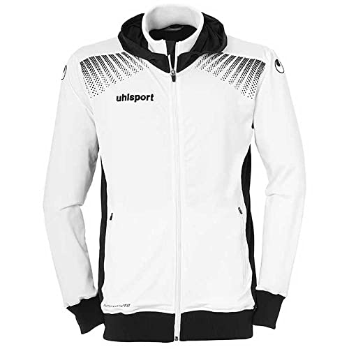 Uhlsport Herren Goal Tec Kapuzenjacke, weiß/Schwarz, S Uhlsport Herren Goal Tec Kapuzenjacke, weiß/Schwarz, S von Uhlsport