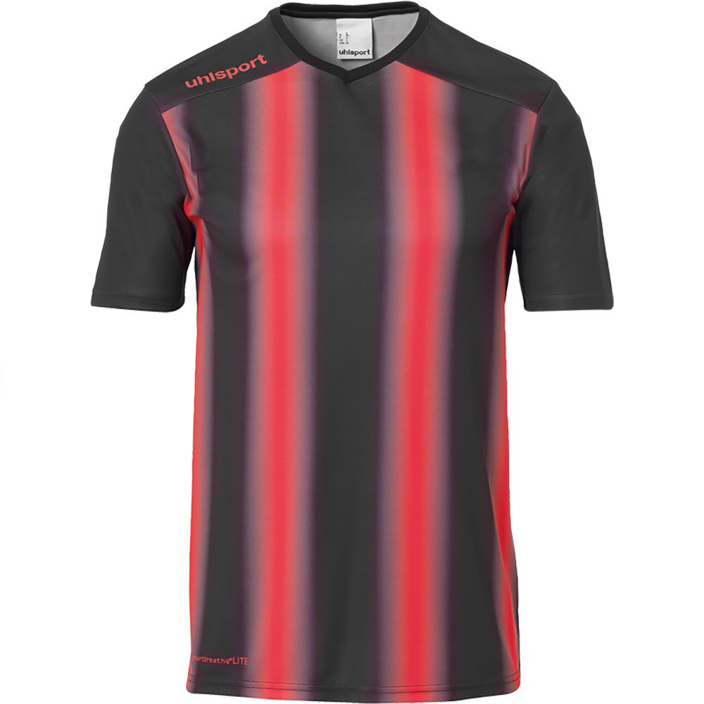 Uhlsport Stripe 2.0 Short Sleeve T-shirt Rot,Schwarz L Mann Uhlsport Stripe 2.0 Short Sleeve T-shirt Rot,Schwarz L Mann von Uhlsport