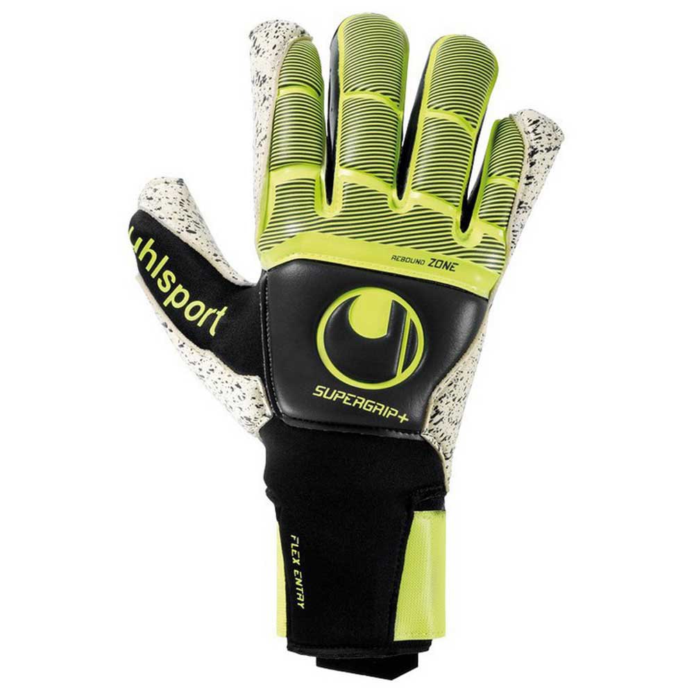 Uhlsport Supergrip+ Flex Frame Carbon Goalkeeper Gloves Gelb 10 von Uhlsport