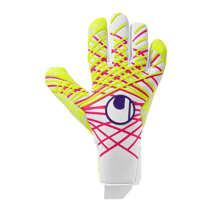 Uhlsport Torwarthandschuhe Prediction Ultragrip HN Maignan - Weiß/Pink/Gelb Uhlsport Torwarthandschuhe Prediction Ultragrip HN Maignan - Weiß/Pink/Gelb von Uhlsport