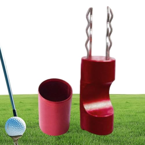 Uhngw Golf Pitchgabel, Metall Golf Pitchgabel | Golf-Divot-Reparatur, Metall, grüne Gabel - Tragbares Golfzubehör für Golfprofis, Enthusiasten und Anfänger von Uhngw