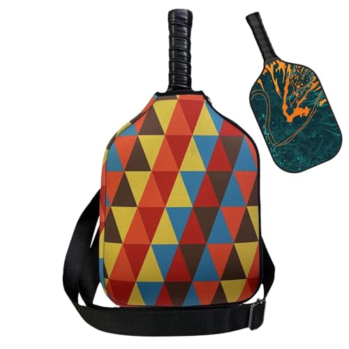 Uhngw Tennis-Sling-Rucksack – Tennis-Paddel-Sling-Taschen, wasserabweisende Tragetasche, Brust-Schultertasche, Geldbörse für Damen und Herren von Uhngw