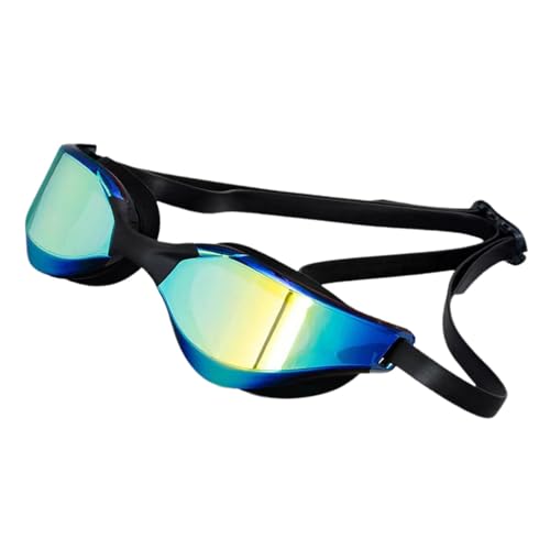 Uhngw Wasserbrille – UV-Schutz, Wassersportbrille, Schwimmausrüstung, Silikon, professionelle Rennbrille, klare Sicht für Erwachsene, Männer, Frauen von Uhngw