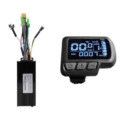 Uikdjgu Ebike Motor Controller LCD LED Display 36V 48V 30A 750W 1000W 2 Modell Sinuswellenregler Schwarzes Metall+Plastik Modifikationsteile von Uikdjgu