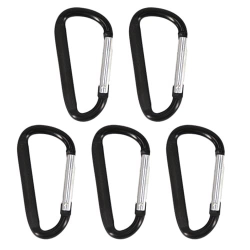 Uitndvyte Pack Aluminium D Ringe Clip Outdoor Camping Karabiner Angeln Reiseausrüstung Für Wichtige Hundeleinen Outdoor Aktivitäten von Uitndvyte