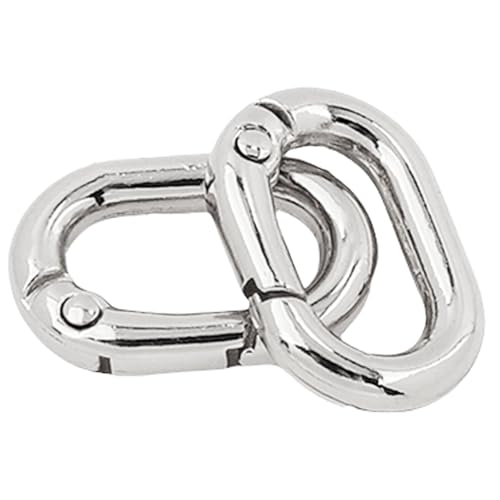 2 Teile/Satz Oval Ringe Schnalle Multifunktionale Frühling Oval Ringe Frühling Schlüsselring Schnallen Für Schlüsselbund Handtasche Geldbörsen Gürtel von Ukbzxcmws