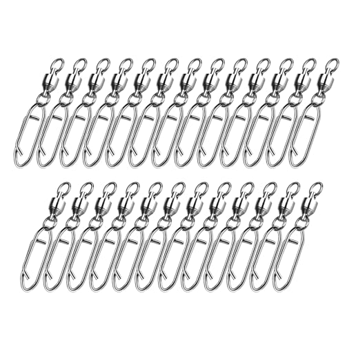 Ukbzxcmws 25Pcs Power Clips Angelgerät Wirbel Geschwindigkeit Clip Für Salzwasser Angeln Wirbel Clip Angeln Clip von Ukbzxcmws