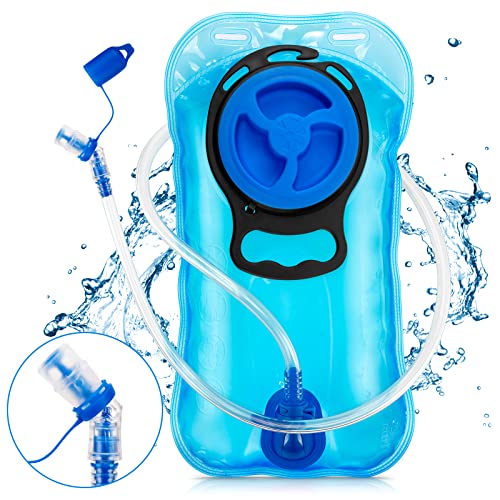 Uktunu Trinkblase 2 Liter Wasserblase Sport Trinkbeutel Trinksystem Wasser Blasen mit Beissventil und On/Off Ventil - BPA-frei, PEVA-Sicher Auslaufsicher für jeden Trinkrucksack Radfahren, Wandern Uktunu Trinkblase 2 Liter Wasserblase Sport Trinkbeutel Trinksystem Wasser Blasen mit Beissventil und On/Off Ventil - BPA-frei, PEVA-Sicher Auslaufsicher für jeden Trinkrucksack Radfahren, Wandern von Uktunu