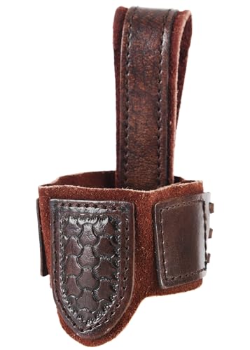 Ulfberth | Trinkhornhalter aus Leder für 0,5l bis 0,6l Trinkhörner | Gürtelhalter für Trinkhörner |Gürtel Horn Halter | Mittelalter Wikinger LARP Ulfberth | Trinkhornhalter aus Leder für 0,5l bis 0,6l Trinkhörner | Gürtelhalter für Trinkhörner |Gürtel Horn Halter | Mittelalter Wikinger LARP von Ulfberth