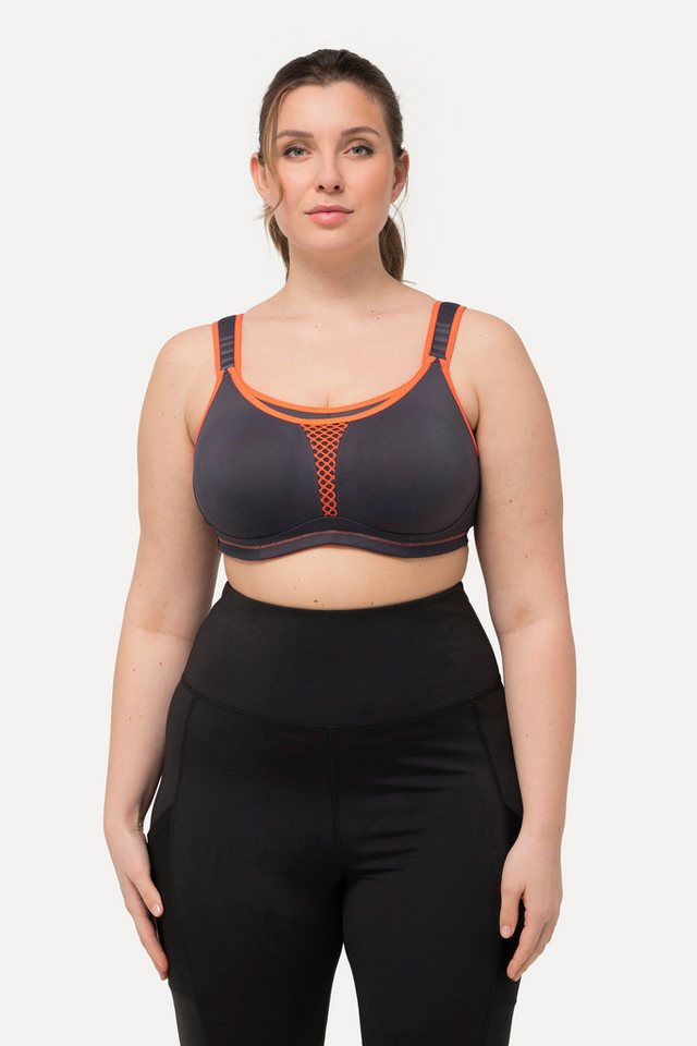 Ulla Popken Sport-BH Sport-BH ohne Bügel Mikrofaser Netz-Einsatz Ulla Popken Sport-BH Sport-BH ohne Bügel Mikrofaser Netz-Einsatz von Ulla Popken