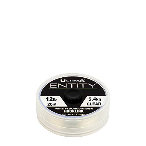 Ultima Entity Pures Fluorocarbon Hook Link 20m Spule-Klar, Transparent, 0.32mm-12.0lb/5.4kg Ultima Entity Pures Fluorocarbon Hook Link 20m Spule-Klar, Transparent, 0.32mm-12.0lb/5.4kg von Ultima