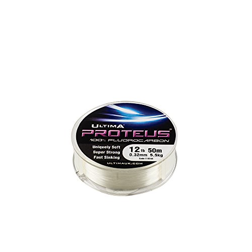 Ultima Proteus Flurocabon Angelschnur 50m Spule, Transparent, 0.35mm-15.0lb/6.8kg Ultima Proteus Flurocabon Angelschnur 50m Spule, Transparent, 0.35mm-15.0lb/6.8kg von Ultima