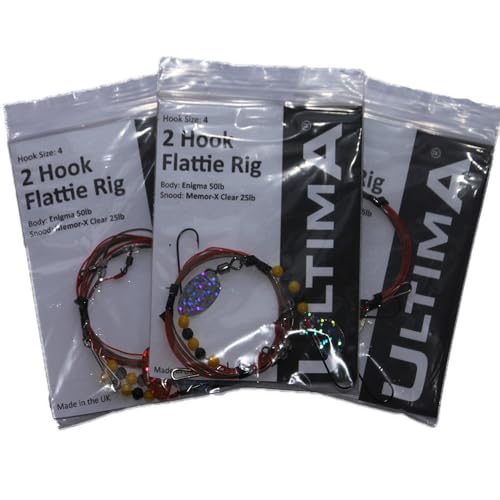 Ultima Flattie Rig - 2 Hook - Size 4 von Ultima