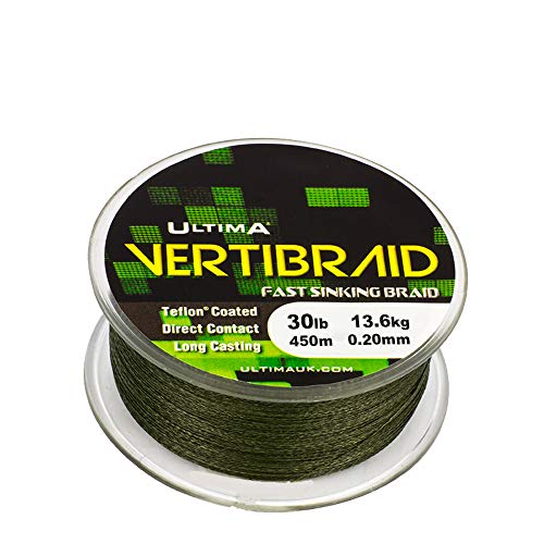 Ultima Vertibraid Carp Fishing Line, Green, 30.0lb Ultima Vertibraid Carp Fishing Line, Green, 30.0lb von Ultima
