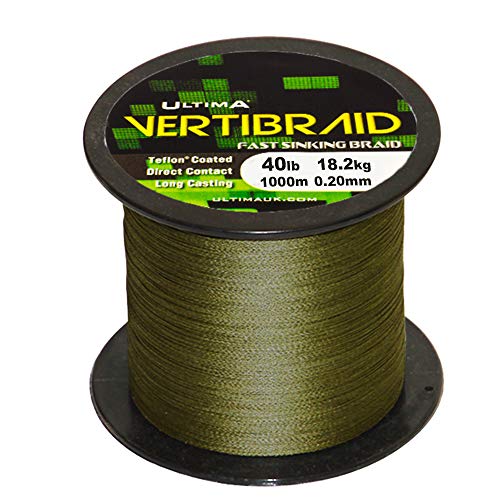 Ultima Vertibraid Carp Fishing Line, Green, 40.0llb Ultima Vertibraid Carp Fishing Line, Green, 40.0llb von Ultima