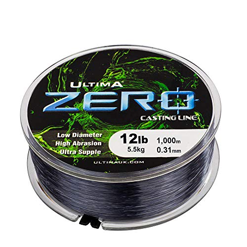 Ultima Zero Extreme Reichweite Weitwurfschnur 1000m Spule, Gunsmoke Grau, 0.30mm-12.0lb/5.5kg Ultima Zero Extreme Reichweite Weitwurfschnur 1000m Spule, Gunsmoke Grau, 0.30mm-12.0lb/5.5kg von Ultima