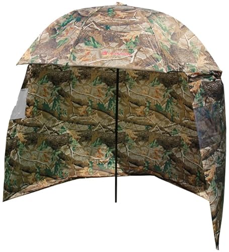Ultimate 45'' Umbrella Camo mit Seitenwand | Angelschirm von Ultimate