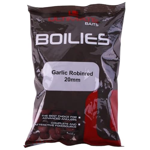 Ultimate Baits Boilies 20mm 1kg - Garlic Robinred | Boilies von Ultimate