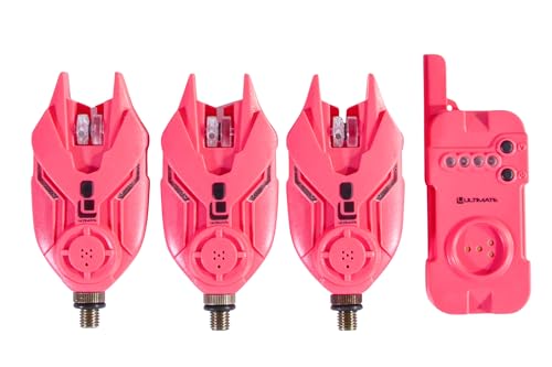 Ultimate E-Tension Pink Bite Alarm Set 3+1 | Bissanzeiger Ultimate E-Tension Pink Bite Alarm Set 3+1 | Bissanzeiger von Ultimate