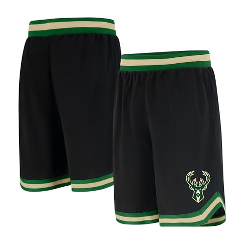 Ultra Game NBA Men's Active Knit Basketball Training Shorts Herren Woven Team Logo Poly Mesh, Schwarz, Medium Ultra Game NBA Men's Active Knit Basketball Training Shorts Herren Woven Team Logo Poly Mesh, Schwarz, Medium von Ultra Game