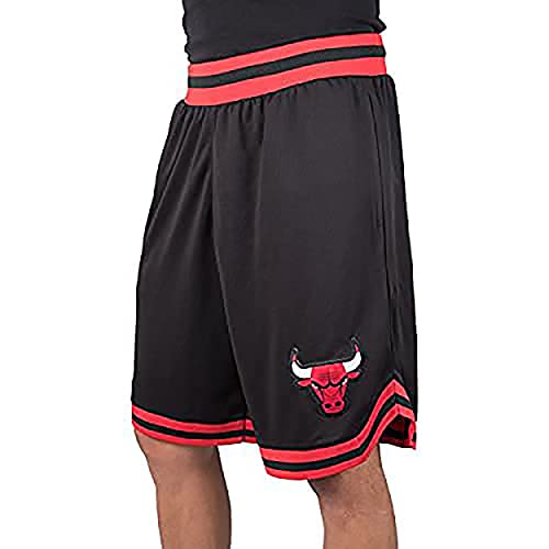 Ultra Game NBA Herren Active Knit Basketball Trainingsshorts Woven Team Logo Poly Mesh Shorts, Schwarz, X-Large von Ultra Game