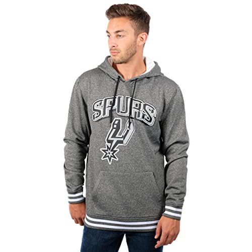 Ultra Game Herren NBA Men's MVP Super Soft Pullover Hoodie Sweatshirt Sport-Fan, Anthrazit meliert, Medium von Ultra Game