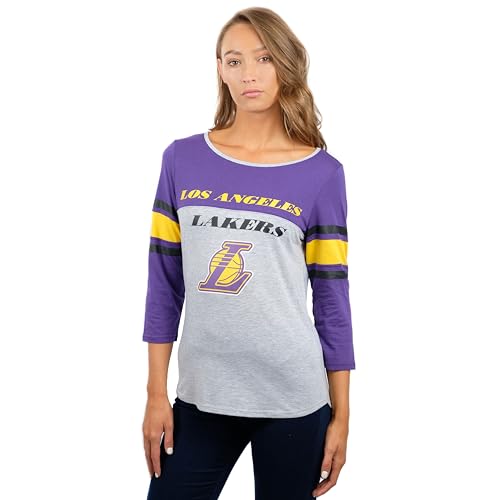 Ultra Game NBA Damen T-Shirt Raglan Baseball 3/4 Langarm Tee Shirt Ultra Game NBA Damen T-Shirt Raglan Baseball 3/4 Langarm Tee Shirt von Ultra Game