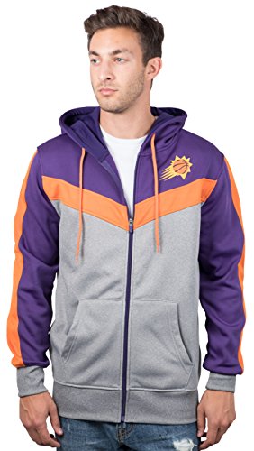Ultra Game NBA Herren Kontrast Back Cut Full Zip Hoodie Sweatshirt Ultra Game NBA Herren Kontrast Back Cut Full Zip Hoodie Sweatshirt von Ultra Game