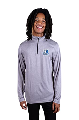 Ultra Game NBA Herren Super Soft Quarter Zip Langarm T-Shirt von Ultra Game