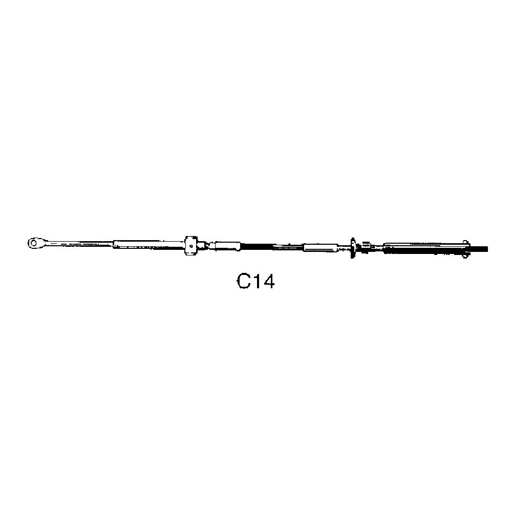 Ultraflex C14 Control Cable Silber 17´ Ultraflex C14 Control Cable Silber 17´ von Ultraflex