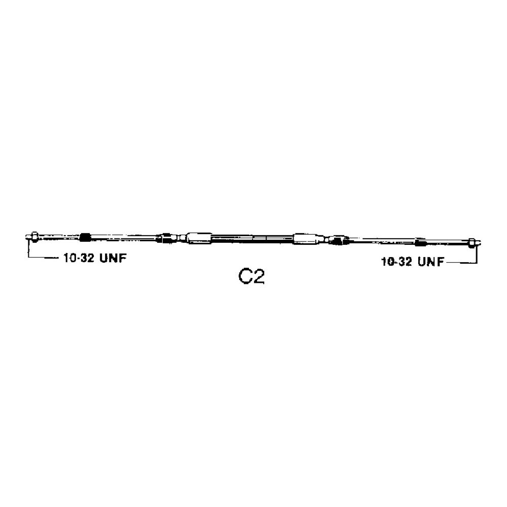 Ultraflex C2 Control Cable Silber 17´ von Ultraflex