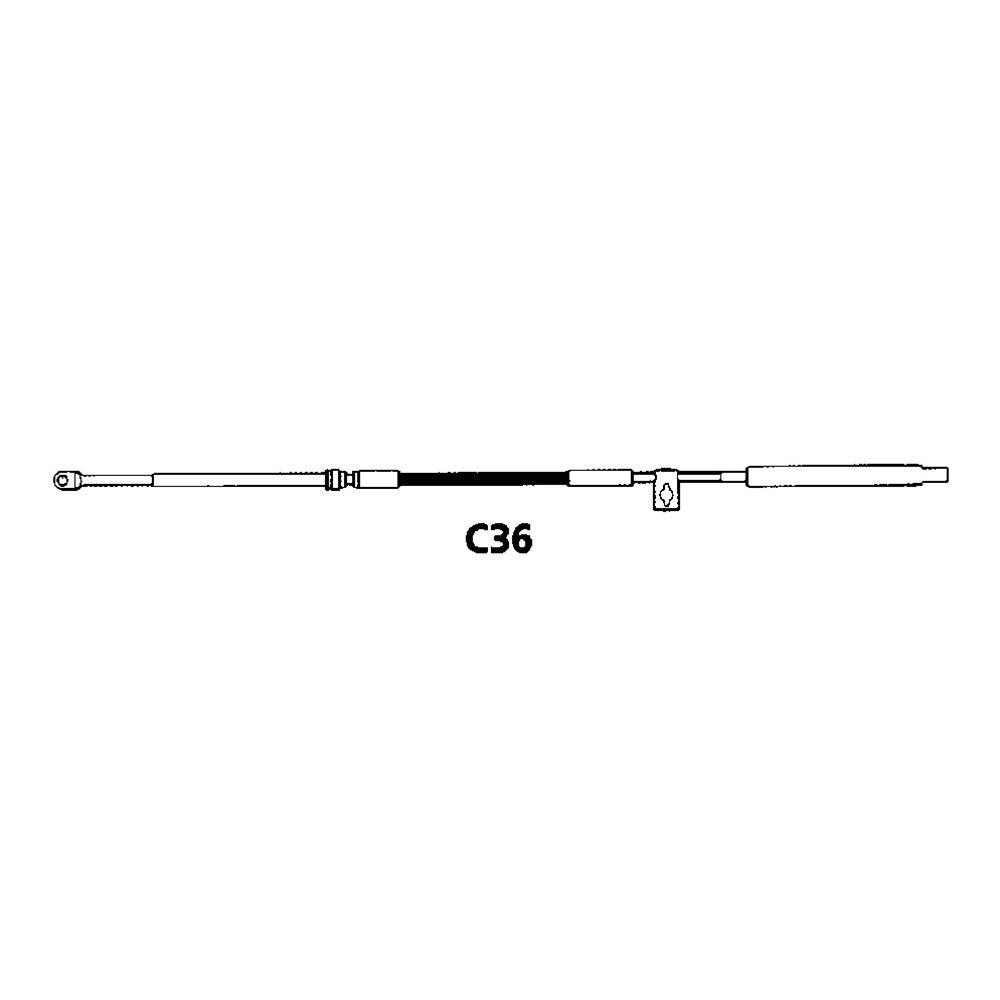 Ultraflex C36 Control Cable Silber 18´ Ultraflex C36 Control Cable Silber 18´ von Ultraflex