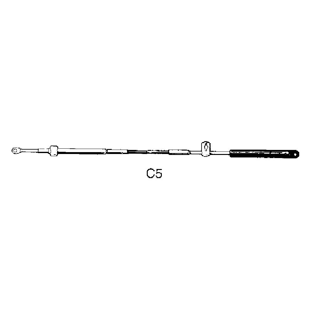 Ultraflex C5 Control Cable Silber 16´ von Ultraflex