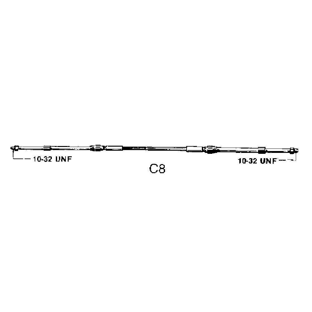 Ultraflex C8 Control Cable Silber 18´ von Ultraflex