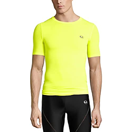 Ultrasport Herren Noam Sport, Trainings, Fitness-T-Shirt, neon gelb, 2XL von Ultrasport