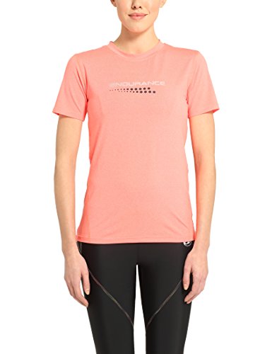 Ultrasport Damen Laufshirt Endurance Carbona Kurzarm T-Shirt, Rot, 40 von Ultrasport