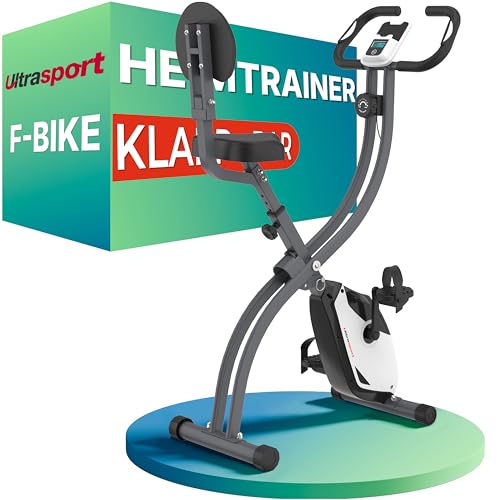 Ultrasport Heimtrainer Fahrrad Klappbar I Hometrainer Fahrrad Klappbar mit Komfort-Sattel I Ergometer Heimtrainer, Fitnessbikes, Indoor Bike, Trimmrad Heimtrainer Klappbar, Schwarz-Silber Ultrasport Heimtrainer Fahrrad Klappbar I Hometrainer Fahrrad Klappbar mit Komfort-Sattel I Ergometer Heimtrainer, Fitnessbikes, Indoor Bike, Trimmrad Heimtrainer Klappbar, Schwarz-Silber von Ultrasport