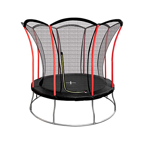 Ultrasport Lotus Gartentrampolin, Outdoor-Trampolin in 4 Durchmessern, galvanisch verzinkter Rahmen, Kindertrampolin mit toller Sicherheitsausstattung, ø 305 cm von Ultrasport