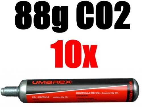 10 Co2 Kapseln 88g von Umarex für Gotcha,Softair, Paintball, Co2 Gewehr von Umarex