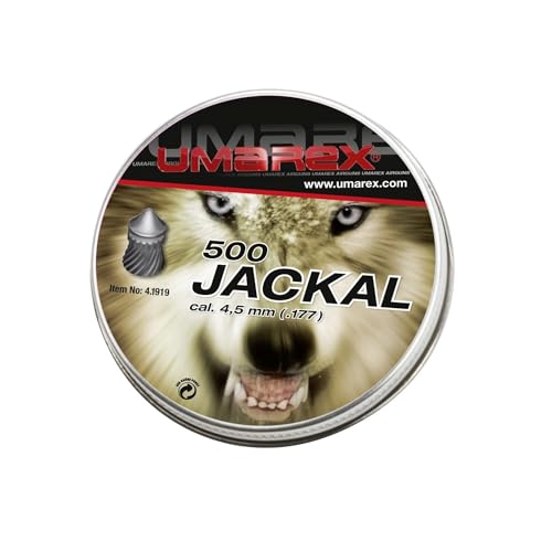 Umarex Jackal Diabolos, Spitzkopf Geschossform, Luftgewehrkugeln 4,5 mm, 500 Stück, ideal für Luftpistolen Umarex Jackal Diabolos, Spitzkopf Geschossform, Luftgewehrkugeln 4,5 mm, 500 Stück, ideal für Luftpistolen von Umarex