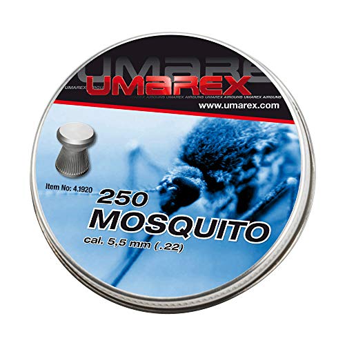 Umarex Premium Mosquito Flachkopf-Diabolo Luftgewehrkugeln Diabolos für Luftdruckwaffen, Luftgewehr und Luftpistole Preiswerte Trainingsmunition 5,5mm von Umarex