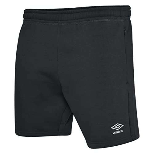 UMBRO Club Leisure Jog Trainingsshorts Herren schwarz/weiß, M (48-50 EU) von UMBRO