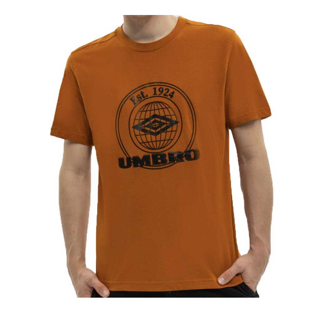 Umbro Collegiate Graphic Short Sleeve T-shirt Orange M Mann von Umbro