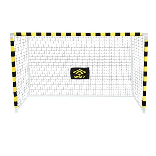 Umbro Fußballtor - Fussballtor 300 x 200 x 110 cm - Fußball Tor - Fussballtore für Garten Kinder und Erwachsene - Fussball Trainingszubehör für Innen und Außen - Metall - Schwarz/Gelb Umbro Fußballtor - Fussballtor 300 x 200 x 110 cm - Fußball Tor - Fussballtore für Garten Kinder und Erwachsene - Fussball Trainingszubehör für Innen und Außen - Metall - Schwarz/Gelb von UMBRO